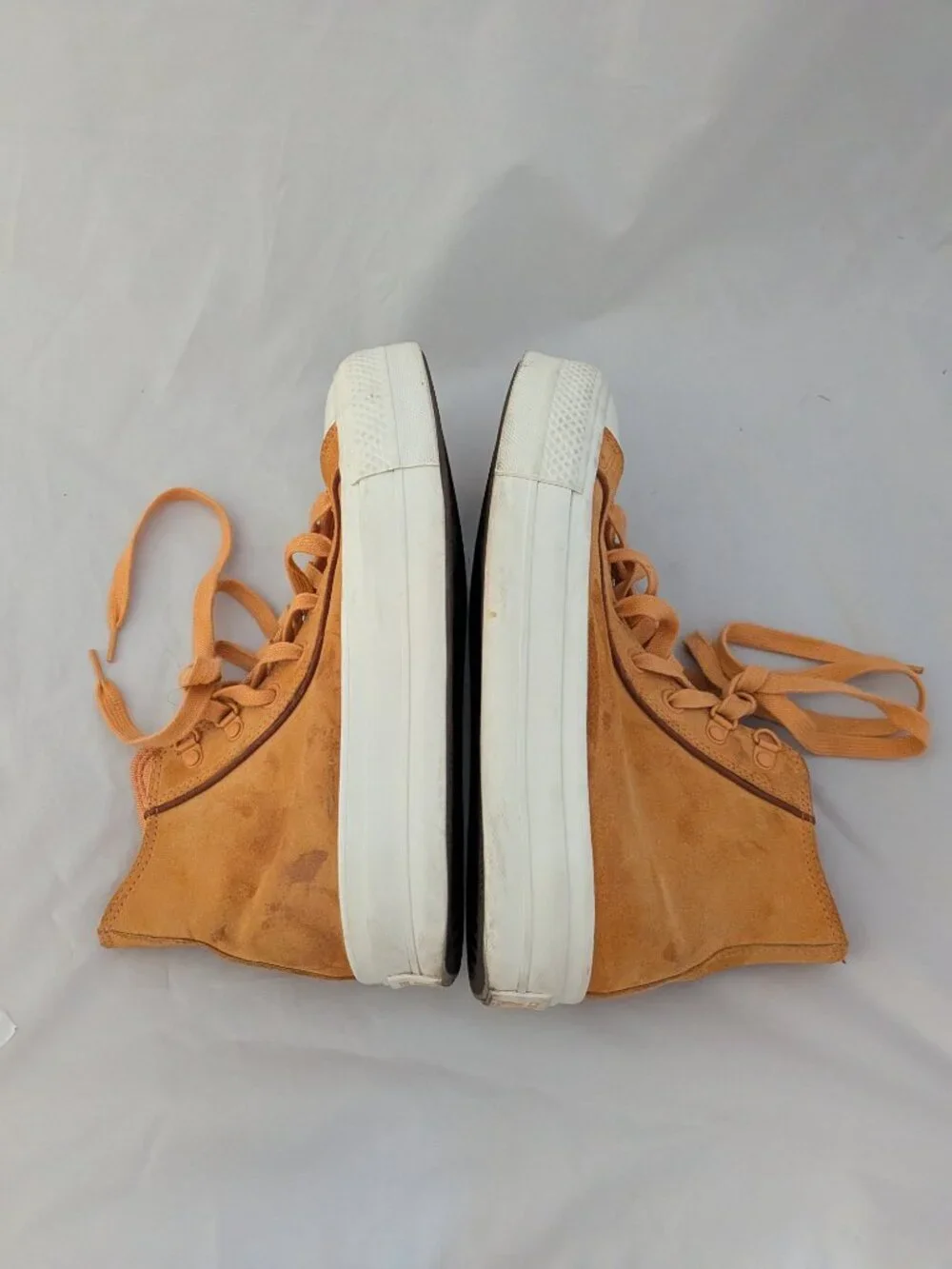 Converse Chuck Taylor All Star Lift Platform Suede Shoes Womens 7.5